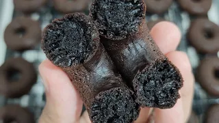 Mini Donut Choco Moist Batter Tutorial