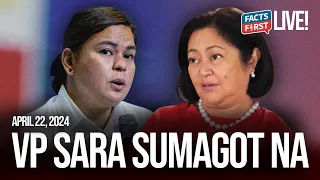 VP Sara Duterte, sumagot na kay Liza Marcos