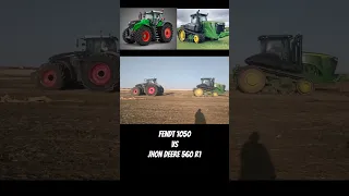 Fendt 1050 vs Jhon Deere 560RT #shorts #tractor #fendt1050 #jhondeere560rt