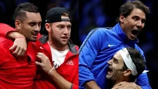 The Most Epic Matches Roger Federer Vs Nick Kyrgios laver Cup 2017 Match Highlight