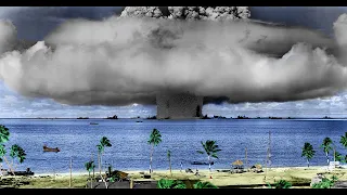 Bikini Atoll Nuclear Bomb Explosion -- Archive Footage of Able & Baker Test (Operation Crossroads)