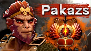 Новый керри Evil Geniuses, топ 1 ранг! - Pakazs Monkey King DOTA 2