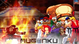 Mystikblaze Evil Ryu is on fire! vs Shin Akuma, Ogre, Juggernaut. Street Fighter MUGEN Multiverse