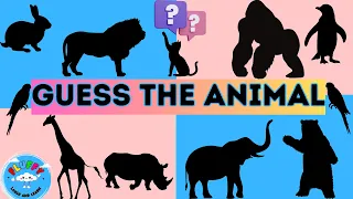 Guess The Animal By Sound And Shadow//18 Random Animals In 5 Seconds// Kids Educational Videos/Quiz.