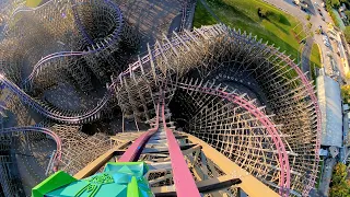 Iron Gwazi full POV - VERY intense new roller coaster! Busch Gardens Tampa Bay