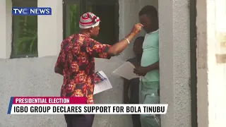 Igbo Group Declare Support For Bola Tinubu