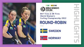 Sweden v Norway - Highlights - BKT Tires & OK Tire World Women's Curling Championship 2022
