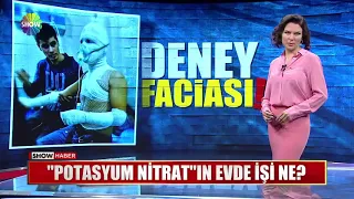 Evde potasyum nitrat deneyi faciası