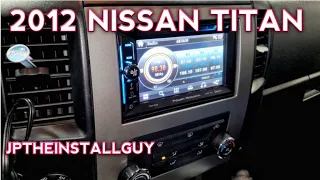 2012 Nissan titan radio removal replacement and install