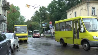 TROLLEYBUSES IN LVIV UKRAINE AUG 2017