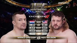 Roy Nelson vs Mirko "Cro Cop" Filipovic |By Drewing|