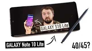 Galaxy S10 Lite и Note 10 Lite с экранами 6.7 и батареей 4500. Зачем, Samsung?