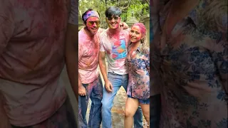 Dheeraj Dhoopar 💞 Vinny Aroda -Son Zayn Dhoopar First Holi #shorts #trending