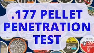 .177 pellet penetration test - Will the best pellets penetrate metal?