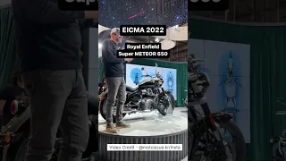 The Super Meteor 650 has been revealed by Royal Enfield at EICMA 2022 in Milan, Italy!!!