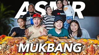 Ultimate Seafood Boil Mukbang!! (ASMR) | Ranz and Niana