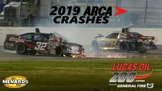 2019 ARCA Crashes Lucas Oil 200 At Daytona