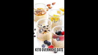 You won’t believe how easy Keto Overnight Oats are! #shorts