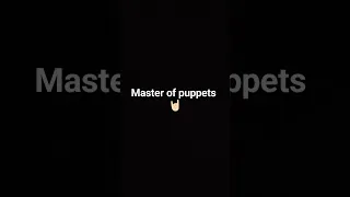 master of puppets by metallica 🎸🤘🏻😎