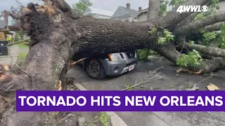 Tornado touches down in Uptown New Orleans