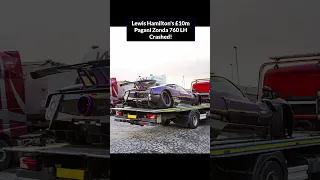 Lewis Hamilton's £10m Pagani Zonda 760 LH Crashed