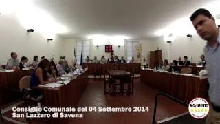 Consiglio Comunale del 04 Settembre 2014 San Lazzaro di Savena