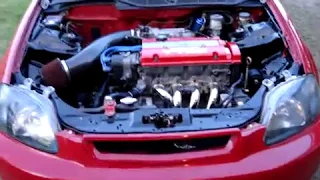 JDM F20B ENGINE SWAP INSTALL 96 HONDA CIVIC DX EK COUPE T2T4 LSD TRANSMISSION