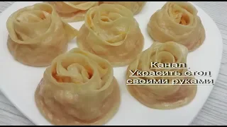 МАНТЫ РОЗОЧКИ🌹ГУЛЬ ХАНУМ. КАК ЛЕПИТЬ МАНТЫ. ПРОСТОЙ РЕЦЕПТ.