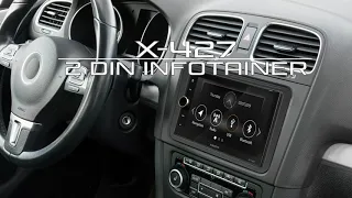 XZENT X-427  2-DIN INFOTAINER WITH DAB+, USB AND BLUETOOTH