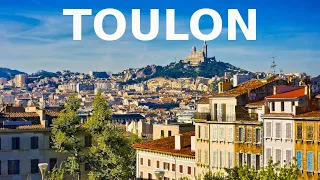 THE SOUTH OF FRANCE! Just Arrived In Toulon, France - 4K Walking Tour City Center Travel Vlog