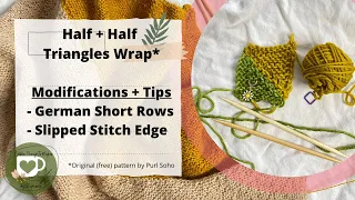 Half + Half Triangles Wrap: Mods & Tips | Edible Thoughts Makes