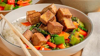 Crispy Pan Fried Tofu Recipe