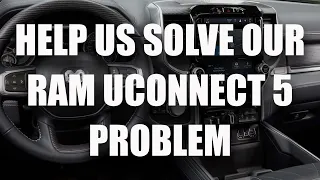 RAM 3500 Uconnect Navigation Problems