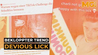 Schul-Toiletten ausräubern - DEVIOUS LICK ist der neue Trend auf TIK TOK