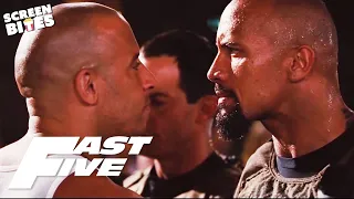 The Rock vs Vin Diesel | This is BRAZIL! | Fast Five (2011) | Screen Bites