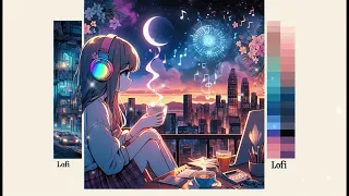 「LOFI」lofi music/sunset BGM　🌈色ヘッドフォン