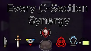 EVERY C-SECTION SYNERGY IN REPENTANCE (The Binding of Isaac: Repentance)