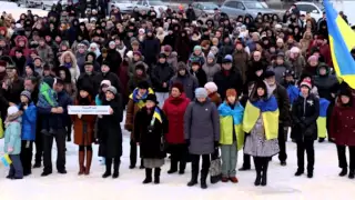 Митинг против военных действий в Донбассе  Мариуполь  17 января 2015
