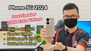 Phone 5G 2024 Memory 256GB +16GB Ram  Battery 6000mah Dual Speaker dan Camera 108MP Honor Malaysia