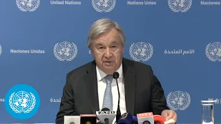 UN Chief's Urgent Call to G20 on Climate Action - Press Briefing | United Nations