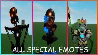 PIGGY ALL CHARACTERS WITH SPECIAL/UNIQUE EMOTES ANIMATIONS SHOWCASE (OUTDATED)