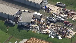 Storm damage in Ellijay | Raw chopper video