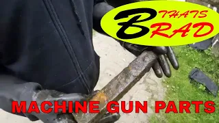 Machine gun parts found magnet fishing