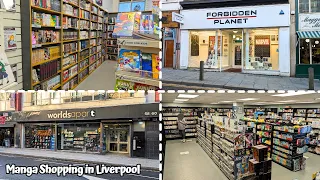 Manga Shopping Vlog (★‿★) ~ Liverpool ~ Forbidden Planet & Worlds Apart