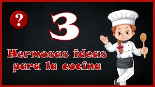 3 HERMOSAS IDEAS PARA LA COCINA // Manualidades con reciclaje // Artesanato para decorar a cozinha