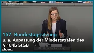 Bundestag:  u. a. Anpassung der Mindeststrafen des § 184 b StGB