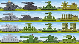 "Evolution of Mega Tanks 2nd season plus Bonus" Cartoons about tanks