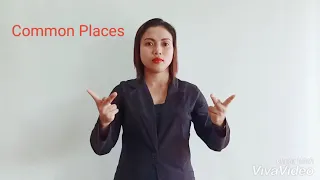 SIGN LANGUAGE (Common Places)