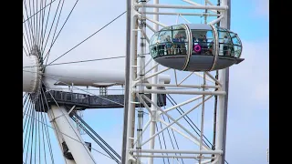 Прогулка по Лондону. Колесо обозрения - Лондонский глаз.  London eye.