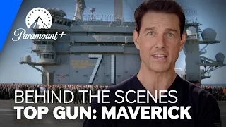 Filming Aboard The USS Roosevelt | Top Gun: Maverick | Paramount+